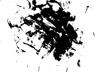 Naklejka premium Rustic splash texture. Abstract background. Weathered surface and shape. PNG graphic illustration with transparent background.