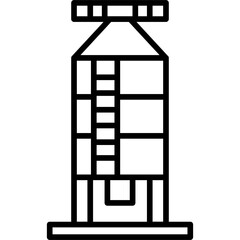 Silo Icon Vector Element