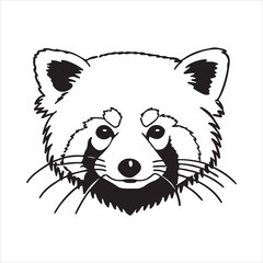 Red Panda Illustration for Forest Wildlife and Conservation Concepts
