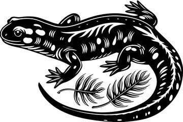 Discover a captivating collection of vector illustrations featuring reptiles and amphibians in stunning detail. The 