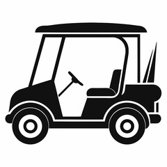 silhouette of a truck