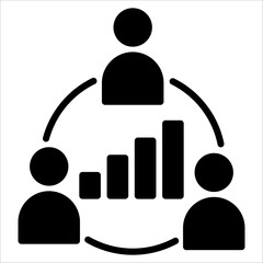 Business Team Simple Icon Vector Illustration Concept