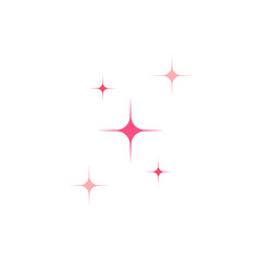 Mothers day stars for greeting card decoration 