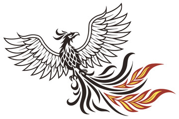 eagle tattoo vector