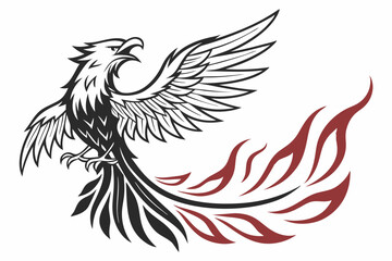 Obraz premium eagle tattoo vector