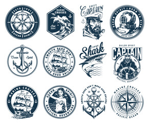 Marine adventure in nautical designs