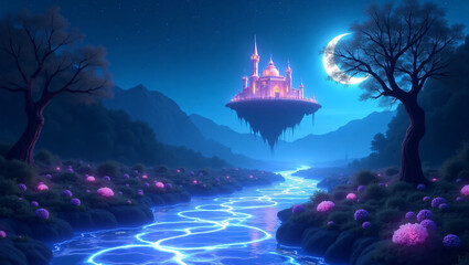 Fototapeta premium magical emerald city, Fantasy, Oz, Magicians