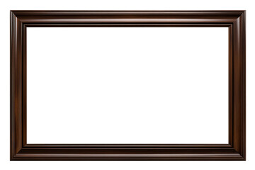 Elegant wooden picture frame with a classic design, ready for artwork display in home or gallery settings