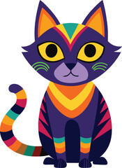 vector illustration of a cat