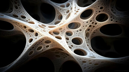 Abstract Interconnected Structure Design