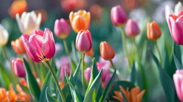 Tulip is a spring flower commonly found in colder regions.