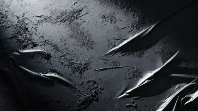 The texture of coarse black plastic. Black matte plastic background.