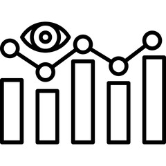 Monitoring Icon Vector Element