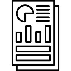 Report Icon Vector Element