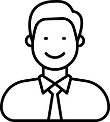 Obraz premium Secretary icon stock vector illustration