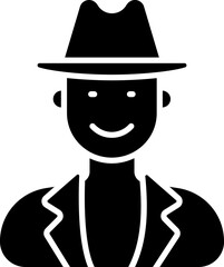 Magician icon stock vector illustration