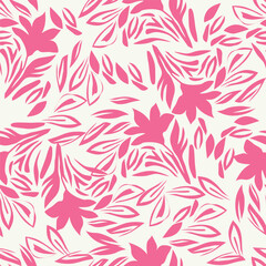 seamless flower pattern on background
