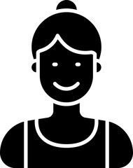 Housewife icon stock vector illustration