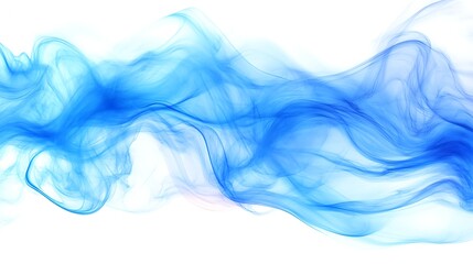 Abstract Blue Smoke Design