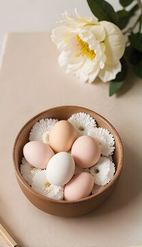 Decorative easter eggs for home accessory use.