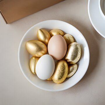 Decorative easter eggs for home accessory use.