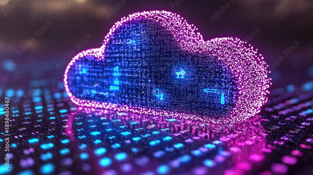 Poster digital cloud computing network: innovative data storage and processing