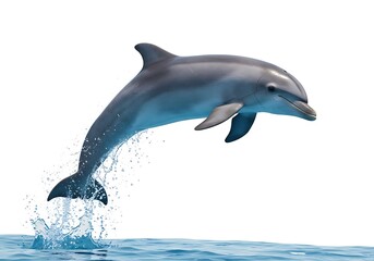Fototapeta premium Dolphin jumping in water
