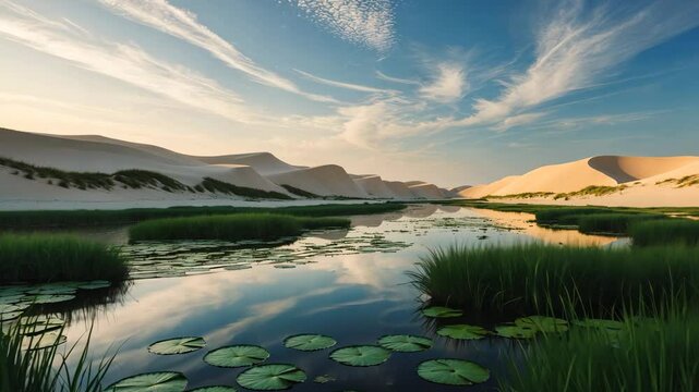 Wetland Reserve is a protected area featuring a unique natural habitat recognized for its diverse ecosystems, including salt flats and lagoons.