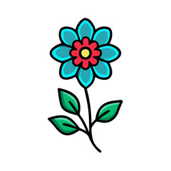flower icon, flower vector illustration-simple illustration of flower, perfect for flower logos and icons