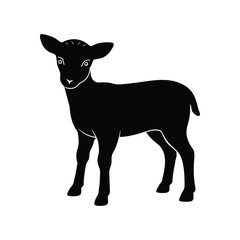 lamb silhouette art