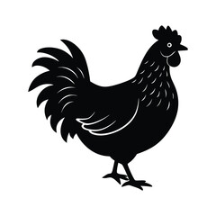 hen silhouette art