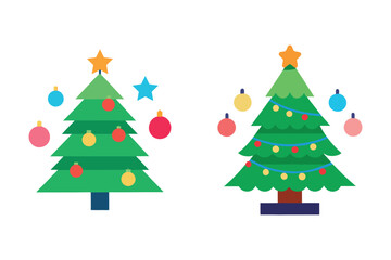 Christmas Tree Illustration  
Decorated Christmas Tree  
Festive Holiday Tree Graphic  
Winter Christmas Tree Art