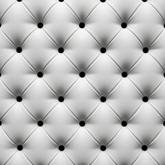 Fototapeta premium White Seamless pattern, black leather upholstery pattern, leather, pattern, texture, sofa, upholstery, luxury, furniture, wallpaper, design,