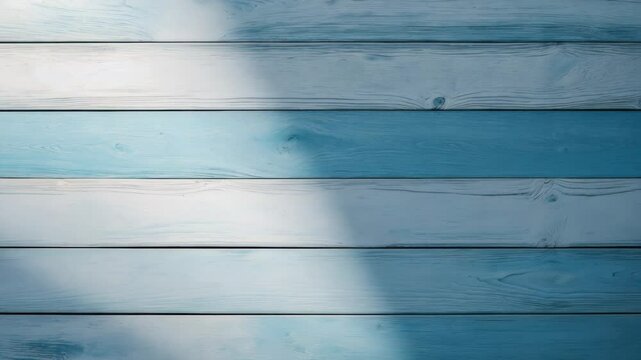 Wooden plank texture in blue and white for background.