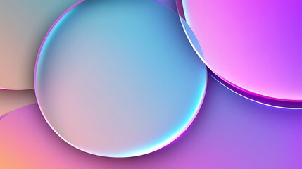 Fototapeta premium Abstract Circles Gradient Background