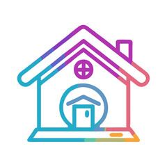 home icon, home vector illustration-simple illustration of home, perfect for home logos and icons