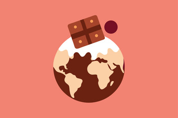 chocolate day Delicious Chocolate Clipart
Chocolate Bar Illustration
Dark Chocolate Drawing
Sweet Cocoa Graphic world chocolate day