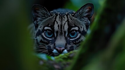 Obraz premium Jungle cat, intense gaze