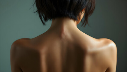 ファンタジーストーリー（美しい記憶を背中に宿す女性）