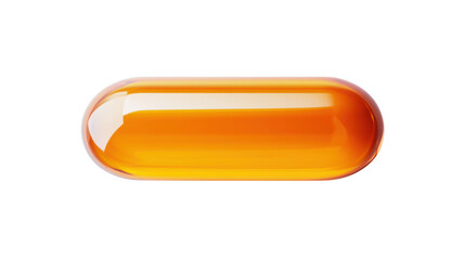 empty glass button isolated on white background 