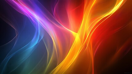 Obraz premium Abstract Colorful Flowing Lines (3)