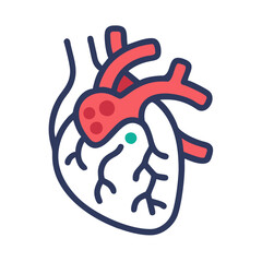  Endocardium Medical Anatomy Icon