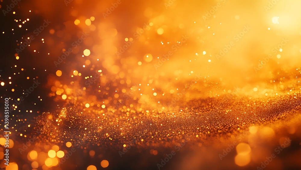 Poster abstract particles explosion: an abstract, photorealistic depiction of dynamic particles, illuminate