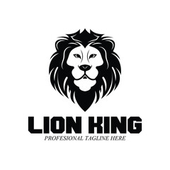 lion king vector logo icon templater illustration template design