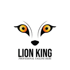 lion king vector logo icon templater illustration template design