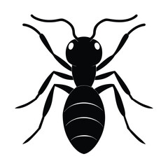 Ant Head with Mandibles Clipart