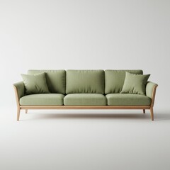 Fototapeta premium Modern living room with sofa, sofa, furniture, interior, couch, leather, room, home, comfortable, wall, design, relax, luxury