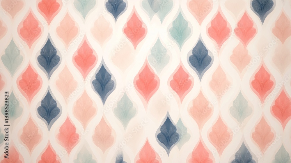 Poster abstract seamless pattern background soft colors decorative design