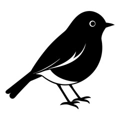 Animal Robin silhouette vector illustrator