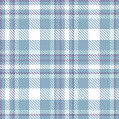 Elegant Light bluegrey & Dark greyish purple Seamless Tartan Textile Design